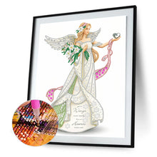 Load image into Gallery viewer, Diamond Painting - Partial Special Shaped - dress angel ladies (30*40CM)
