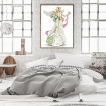 Load image into Gallery viewer, Diamond Painting - Partial Special Shaped - dress angel ladies (30*40CM)
