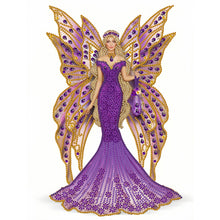 Load image into Gallery viewer, Diamond Painting - Partial Special Shaped - dress angel ladies (30*40CM)
