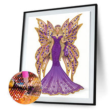 Load image into Gallery viewer, Diamond Painting - Partial Special Shaped - dress angel ladies (30*40CM)
