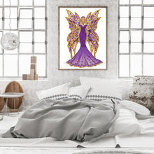 Load image into Gallery viewer, Diamond Painting - Partial Special Shaped - dress angel ladies (30*40CM)
