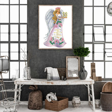 Load image into Gallery viewer, Diamond Painting - Partial Special Shaped - dress angel ladies (30*40CM)
