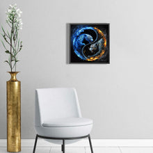 Load image into Gallery viewer, Diamond Painting - Full Round - Tiger Yin Yang Diagram (30*30CM)
