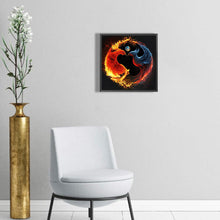 Load image into Gallery viewer, Diamond Painting - Full Round - Phoenix yin and yang diagram (30*30CM)
