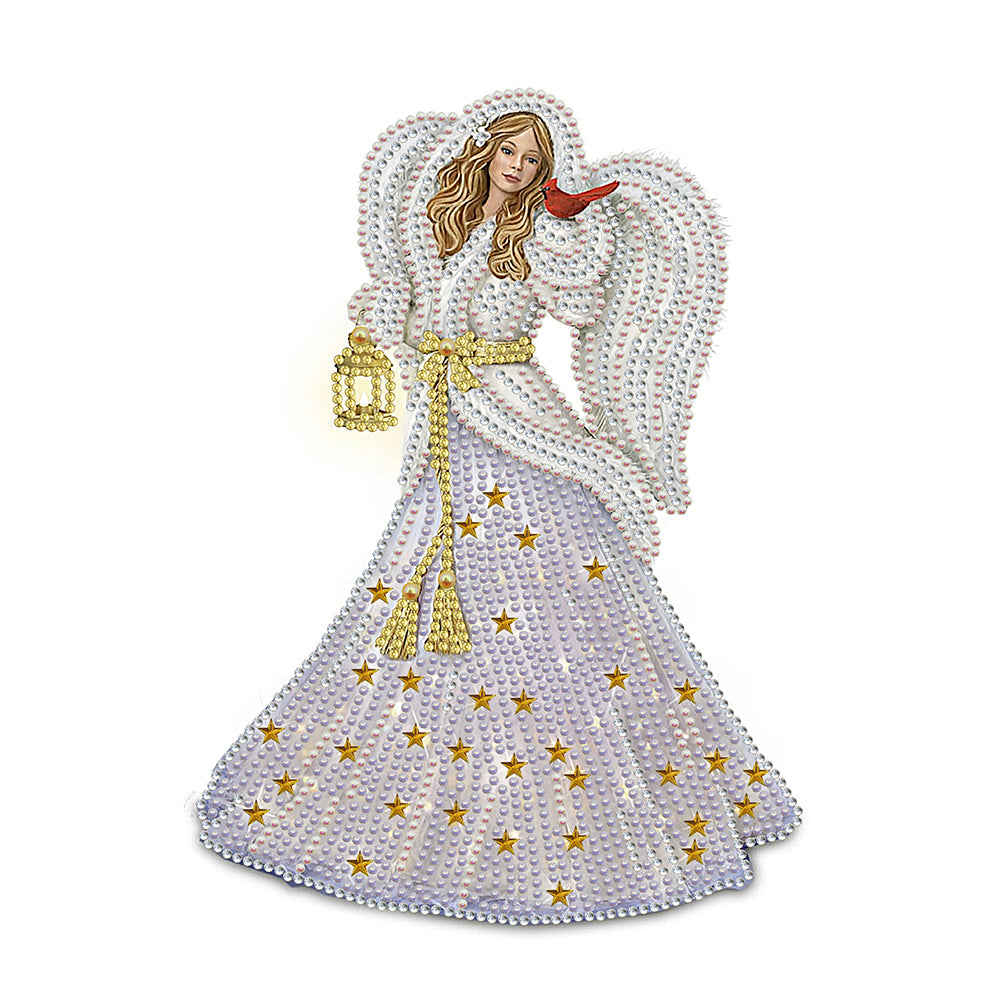 Diamond Painting - Partial Special Shaped - Angel (30*30CM)
