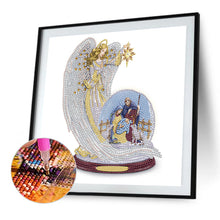 Load image into Gallery viewer, Diamond Painting - Partial Special Shaped - Angel (30*30CM)
