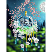 Load image into Gallery viewer, Diamond Painting - Partial Special Shaped - green leaf water drop microcosm (30*40CM)
