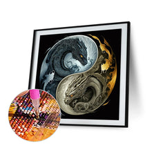 Load image into Gallery viewer, Diamond Painting - Full Round - Dragon Yin Yang Diagram (30*30CM)

