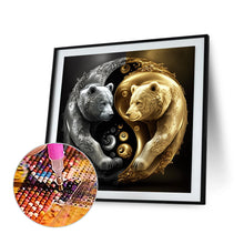 Load image into Gallery viewer, Diamond Painting - Full Round - bear yin yang diagram (30*30CM)
