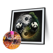 Load image into Gallery viewer, Diamond Painting - Full Round - Panda Yin Yang Diagram (30*30CM)
