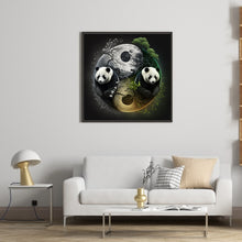 Load image into Gallery viewer, Diamond Painting - Full Round - Panda Yin Yang Diagram (30*30CM)
