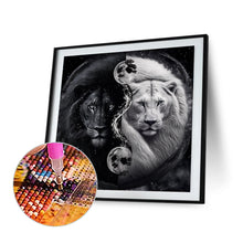 Load image into Gallery viewer, Diamond Painting - Full Round - Lion Yin Yang Diagram (30*30CM)
