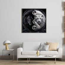 Load image into Gallery viewer, Diamond Painting - Full Round - Lion Yin Yang Diagram (30*30CM)
