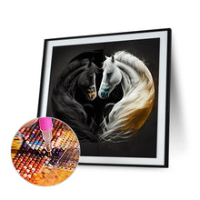 Load image into Gallery viewer, Diamond Painting - Full Round - Horse Yin Yang Diagram (30*30CM)
