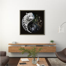 Load image into Gallery viewer, Diamond Painting - Full Round - Snow Leopard Yin Yang Diagram (30*30CM)

