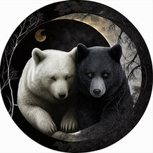 Load image into Gallery viewer, Diamond Painting - Full Round - bear yin yang diagram (30*30CM)
