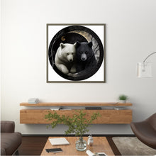 Load image into Gallery viewer, Diamond Painting - Full Round - bear yin yang diagram (30*30CM)
