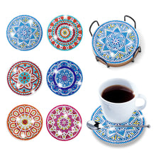 Load image into Gallery viewer, 6pcs DIY Anti Slip Coasters Stackable Creative for Tabletop Protection (AA1181)
