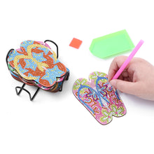 Load image into Gallery viewer, 10pcs DIY Anti Slip Coasters Stackable Creative for Tabletop Protection (AA1182)
