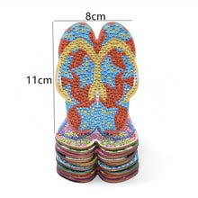 Load image into Gallery viewer, 10pcs DIY Anti Slip Coasters Stackable Creative for Tabletop Protection (AA1182)
