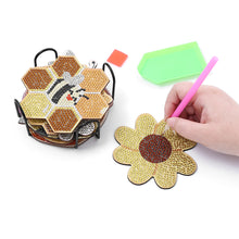 Load image into Gallery viewer, 10pcs DIY Anti Slip Coasters Stackable Creative for Tabletop Protection (AA1183)
