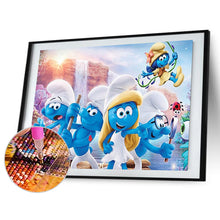 Load image into Gallery viewer, Diamond Painting - Full Round - The Smurfs (40*30CM)
