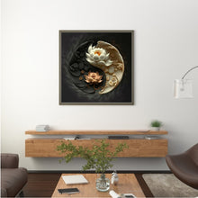 Load image into Gallery viewer, Diamond Painting - Full Round - Lotus Yin Yang Diagram (30*30CM)
