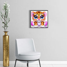 Load image into Gallery viewer, Diamond Painting - Full Round - pink cute animals (30*30CM)
