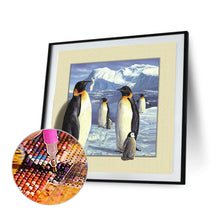 Load image into Gallery viewer, Diamond Painting - Full Square - snow mountain penguin (30*30CM)
