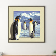 Load image into Gallery viewer, Diamond Painting - Full Square - snow mountain penguin (30*30CM)
