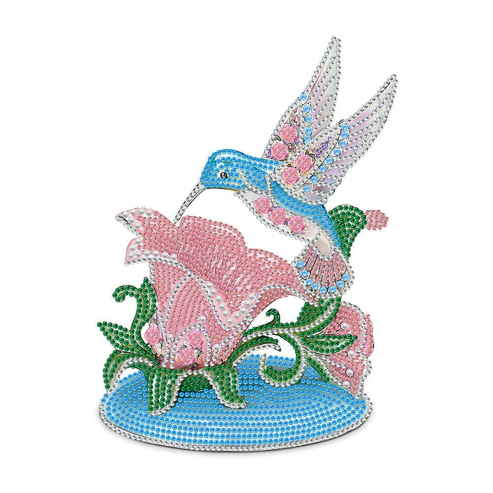 Diamond Painting - Partial Special Shaped - hummingbird (30*30CM)
