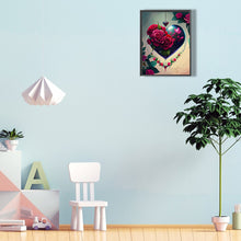 Load image into Gallery viewer, Diamond Painting - Full Round - rose love spider web (30*40CM)

