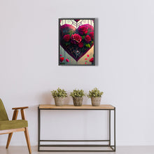 Load image into Gallery viewer, Diamond Painting - Full Round - rose love spider web (30*40CM)
