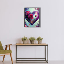 Load image into Gallery viewer, Diamond Painting - Full Round - rose love spider web (30*40CM)
