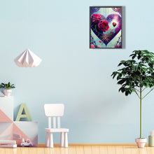 Load image into Gallery viewer, Diamond Painting - Full Round - rose love spider web (30*40CM)
