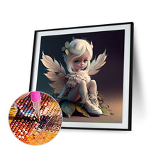 Load image into Gallery viewer, Diamond Painting - Full Round - little girl with wings (50*50CM)
