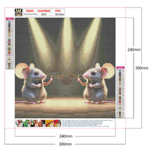Load image into Gallery viewer, Diamond Painting - Full Round - mouse (30*30CM)
