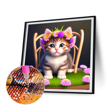 Load image into Gallery viewer, Diamond Painting - Full Round - the cat (30*30CM)

