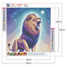Load image into Gallery viewer, Diamond Painting - Full Round - lion (30*30CM)
