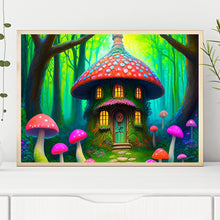 Load image into Gallery viewer, Diamond Painting - Full Round - mushroom house (40*30CM)
