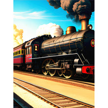 Load image into Gallery viewer, Diamond Painting - Full Round - moving train (30*40CM)
