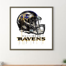 Load image into Gallery viewer, Diamond Painting - Full Round - NFL Baltimore Ravens (40*40CM)
