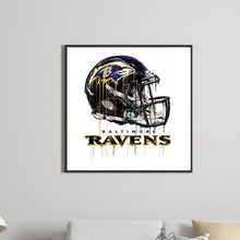 Load image into Gallery viewer, Diamond Painting - Full Round - NFL Baltimore Ravens (40*40CM)
