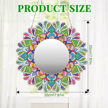 Load image into Gallery viewer, DIY Compact Mirror Art Craft Set Hanging Pocket Mirror Flower for Adult and Kids
