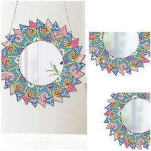 Load image into Gallery viewer, DIY Compact Mirror Art Craft Set Hanging Pocket Mirror Flower for Adult and Kids
