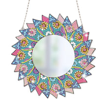 Load image into Gallery viewer, DIY Compact Mirror Art Craft Set Hanging Pocket Mirror Flower for Adult and Kids
