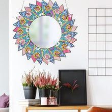 Load image into Gallery viewer, DIY Compact Mirror Paint by Number Kits Hanging Flower Home Decor (A004)
