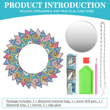 Load image into Gallery viewer, DIY Compact Mirror Art Craft Set Hanging Pocket Mirror Flower for Adult and Kids
