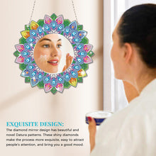 Load image into Gallery viewer, DIY Compact Mirror Art Craft Set Hanging Pocket Mirror Flower for Adult and Kids
