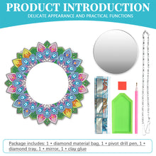 Load image into Gallery viewer, DIY Compact Mirror Art Craft Set Hanging Pocket Mirror Flower for Adult and Kids
